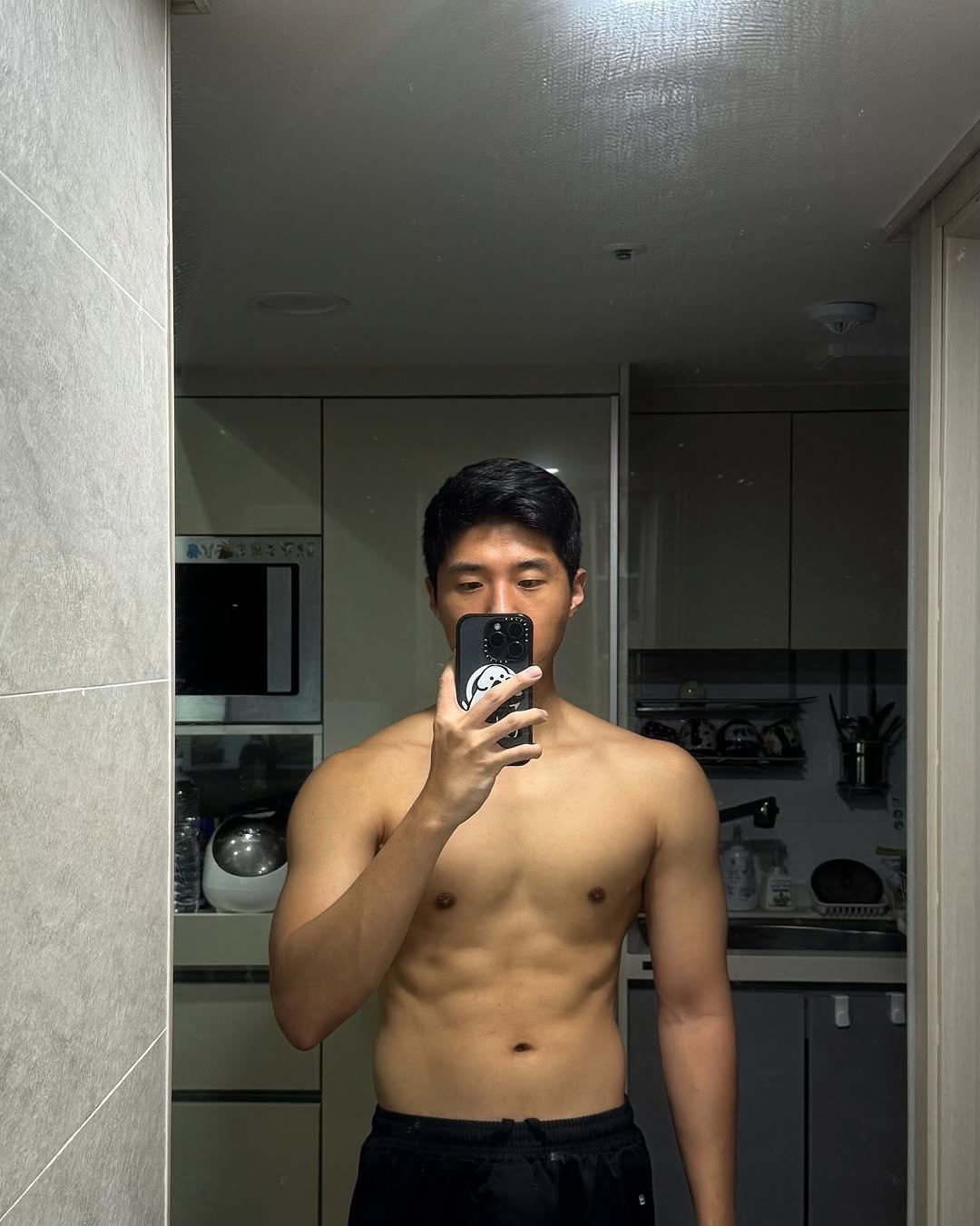 Photo by 잼 on July 16, 2025. May be a selfie of one or more people and biceps.