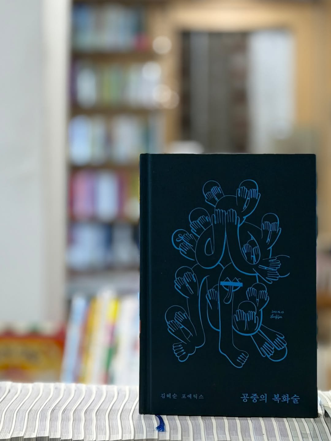 Photo by 시집서점 위트 앤 시니컬 on February 14, 2026. May be an image of diary, book and text.