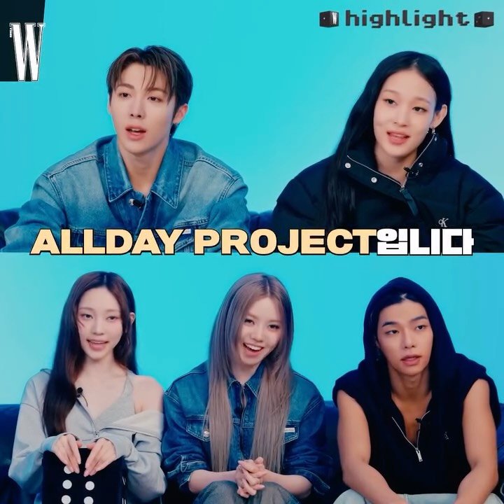 wkorea 게시물 이미지: #W_Youtube 혼성 그룹의 매력은 이런 거구나…🔥 텐션부터 남다른 올데이...