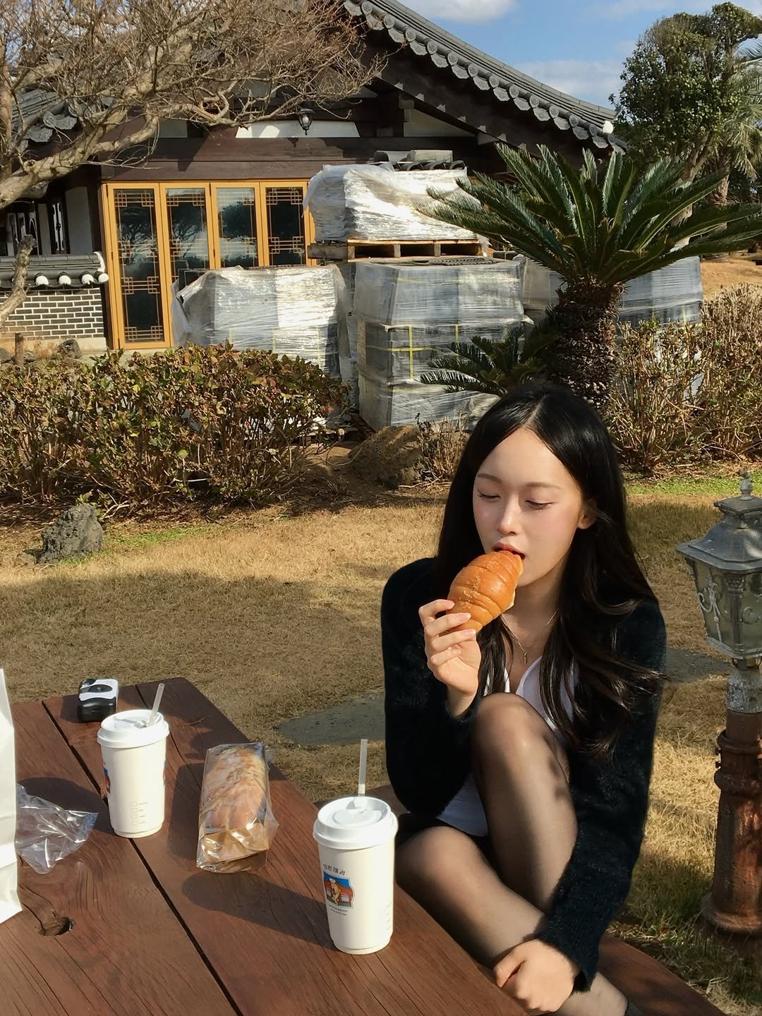 Photo shared by 우린 on February 18, 2026 tagging @mippeun_jeju. May be an image of fritter, outdoors and text.