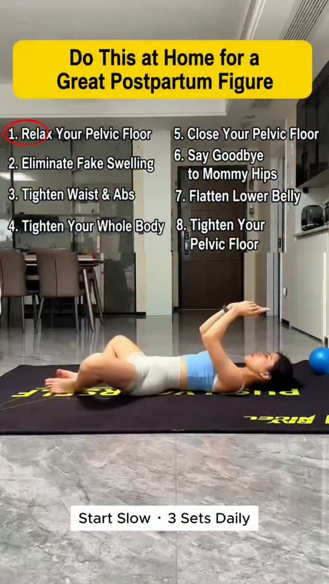 women_fitness93 게시물 이미지: Do this at home for a great postpartum...