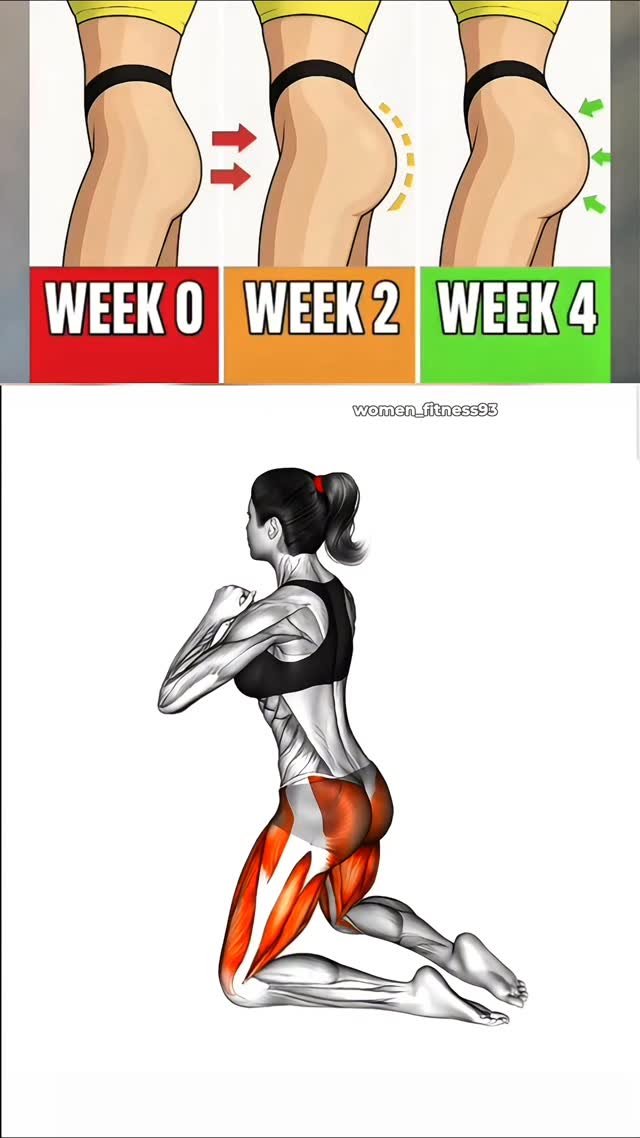 women_fitness93 게시물 이미지: 4 weeks glute workout program try daily then...