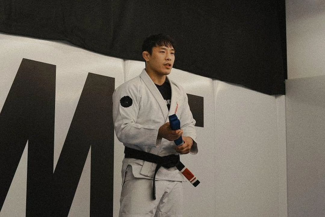 Photo by 조원희(JO.WONHEE) on September 22, 2025. May be an image of 1 person, performing martial arts, belt and text.