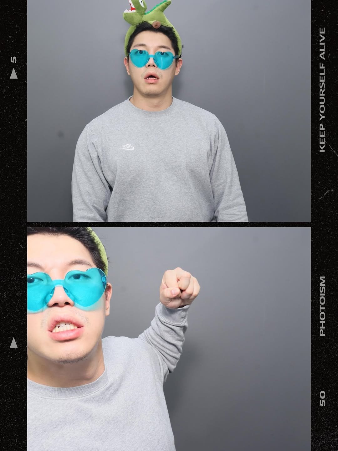 Photo by 우비 on December 21, 2025. May be an image of turtleneck, sweater and text.