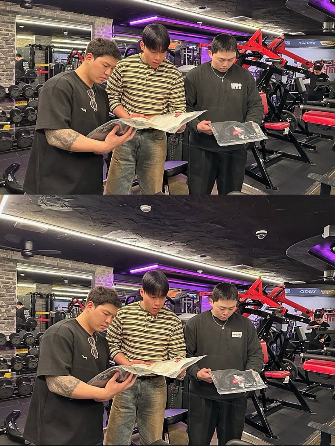 Photo shared by 우비 (김간장) on April 16, 2026 tagging @doospace_, and @gaoppaera. May be an image of studying, microphone and text.