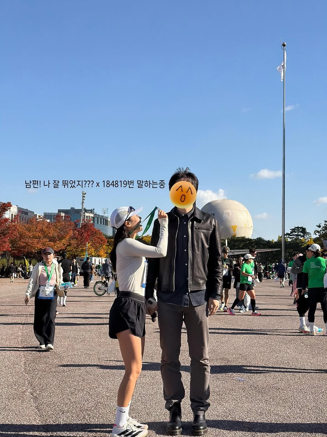 Photo by 우나스 woonas on November 02, 2025. May be an image of standing, Mount Rushmore and text.