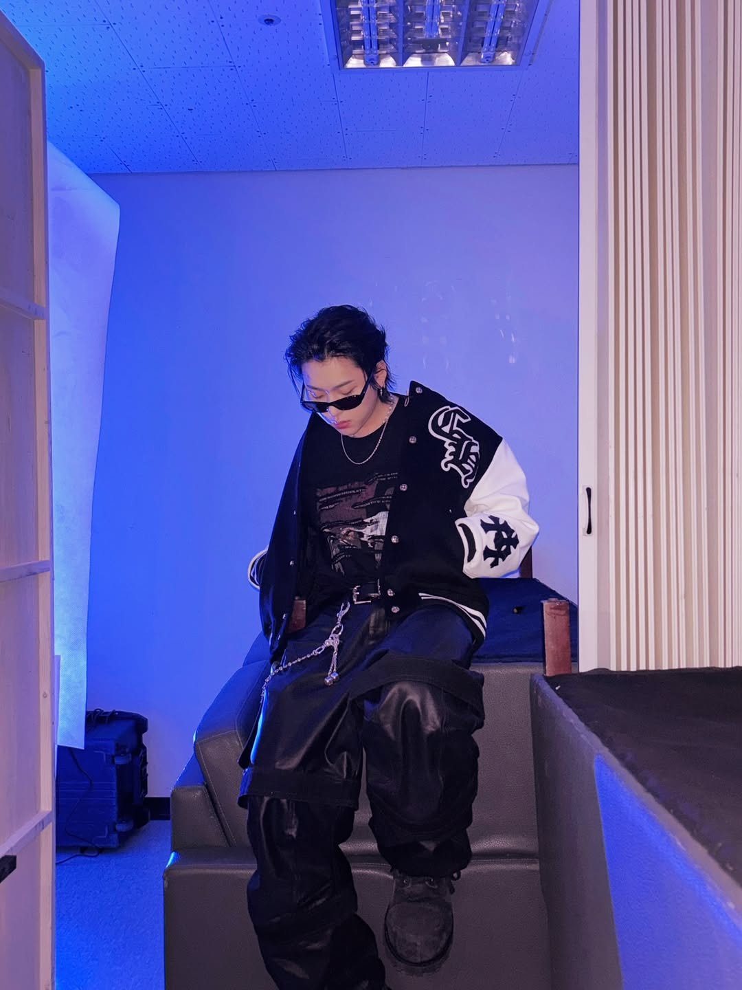 Photo by 우지호/ZICO on January 25, 2026. May be an image of sweatsuit and text.