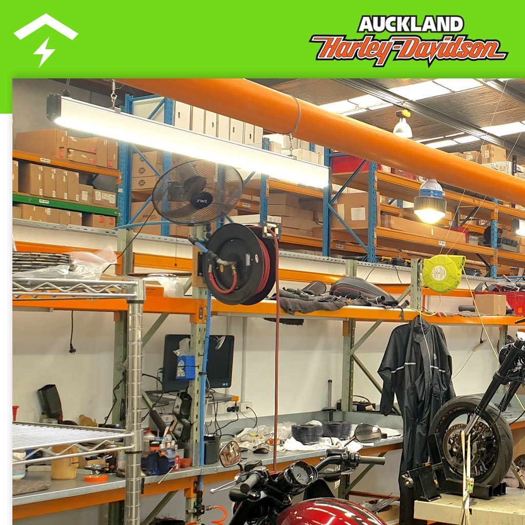 New Zealand made LED Lights used by Auckland Harley Davidson