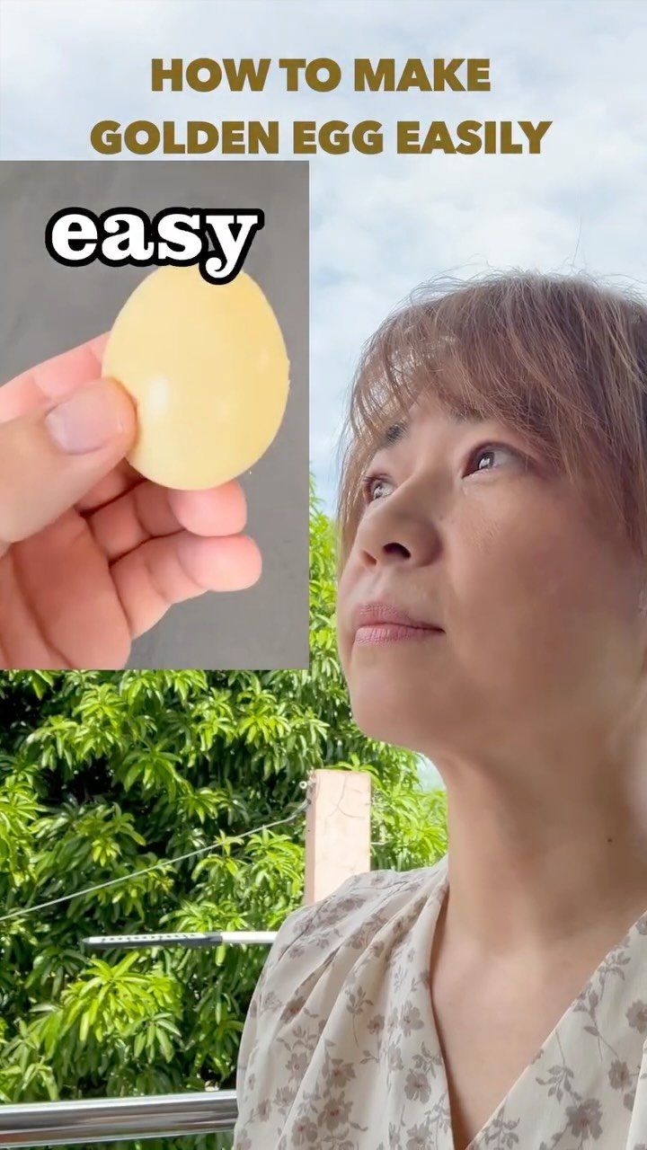 worldofmama_ 게시물 이미지: how to make GOLDEN EGG easily ✨🥚 #hack #eggs...