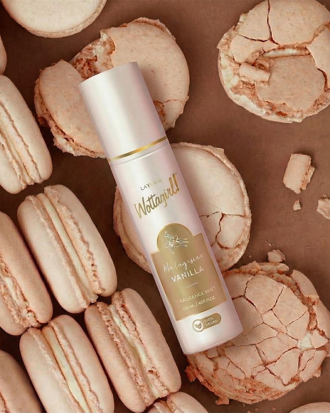 Photo by Layer’r Wottagirl on March 13, 2026. May be an image of fragrance, eclair, cosmetics, hand cream, perfume and text that says 'Wottagirl! Watagel! RR LAY E E あ Ma aЛa3 rgian VANILLA FRAGRANCE FRAGRANCEMIST ML/ MIST 405FLOZ 406 FLOZ 120 120 20m 100% VECAN CCKA'.