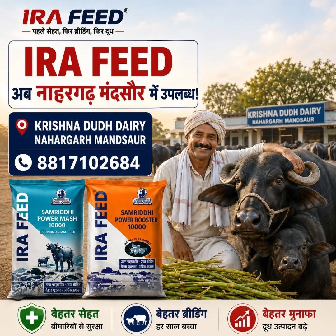 wowdairy 게시물 이미지: IRA FEED अब नाहरगढ़ में उपलब्ध 
Contact...