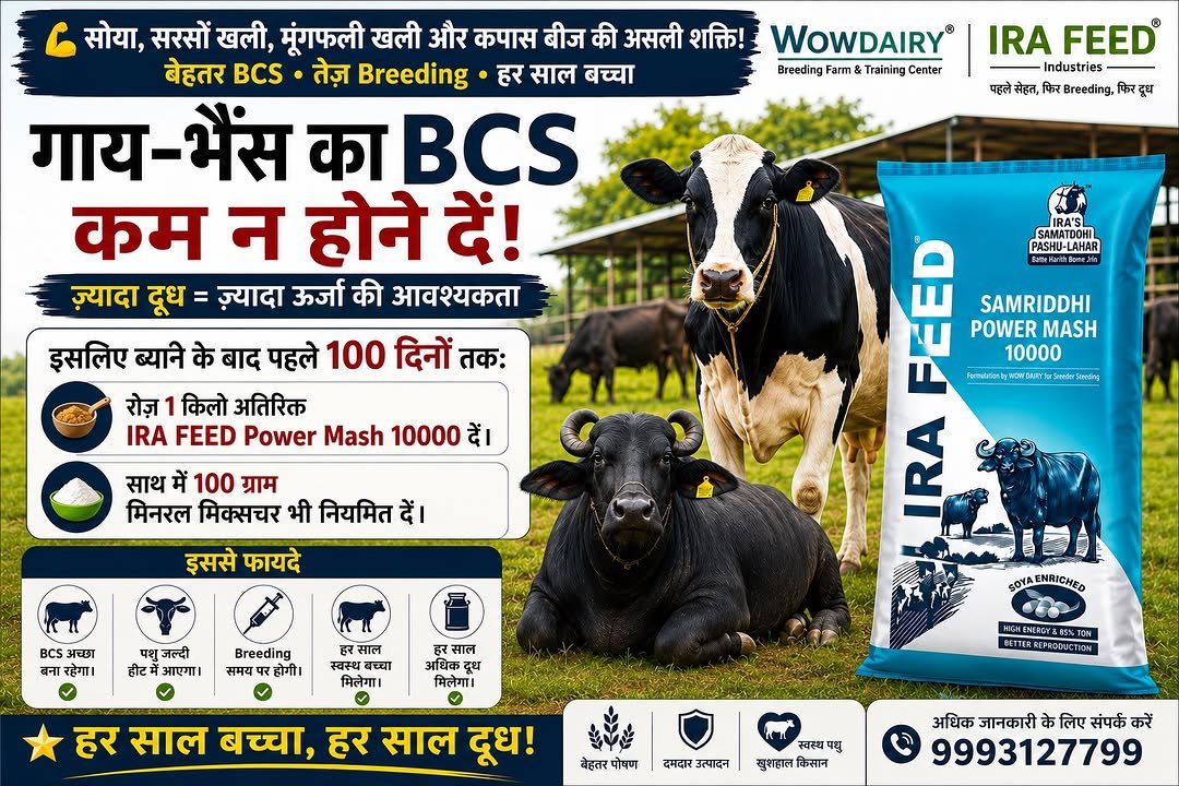 wowdairy 게시물 이미지: 🥛 ज़्यादा दूध का मतलब है ज़्यादा Energy की...