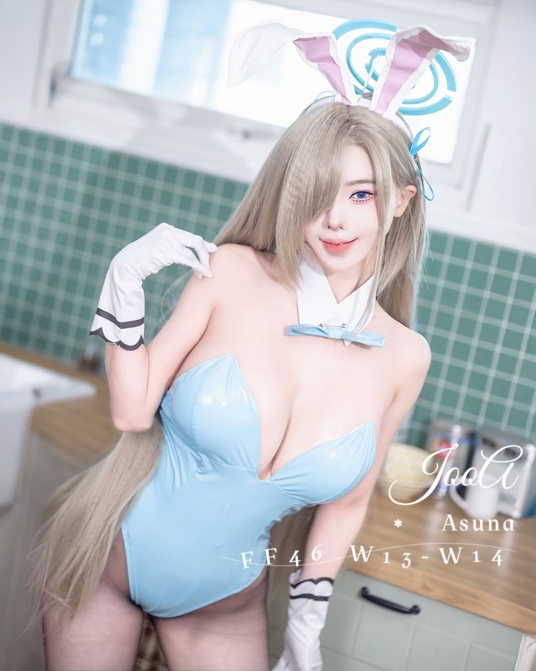 Photo by Joo A on February 03, 2026. May be an anime-style image of costume, underwear and text that says '間魔の Kpoac Asuna FF46 W13-W14 F46W13-W14 W14'.