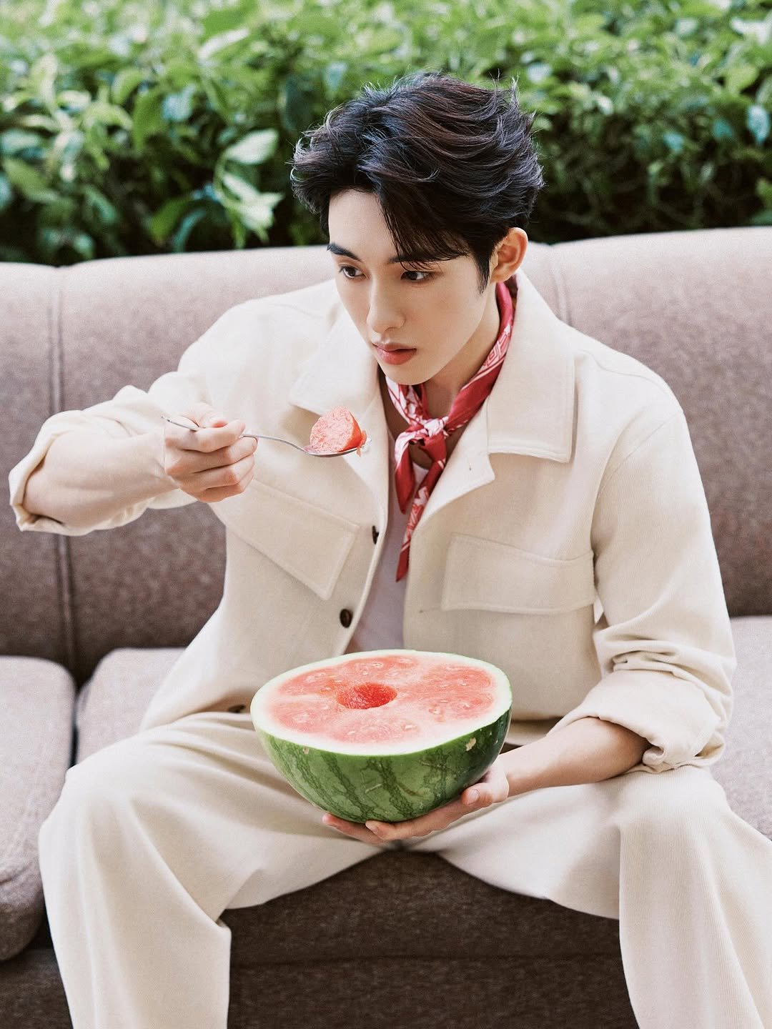 Photo by WINWIN on March 15, 2026. May be an image of watermelon and text.