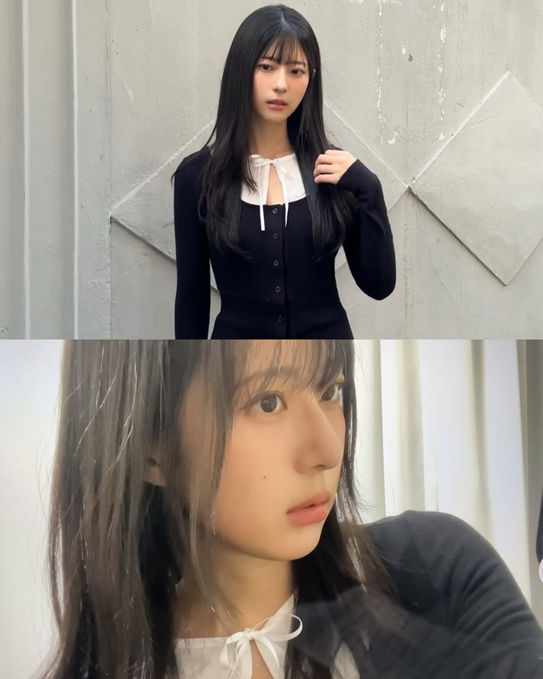 Photo shared by 이자민 on September 26, 2025 tagging @notyourrose_official. May be an image of 2 people, hair and text.