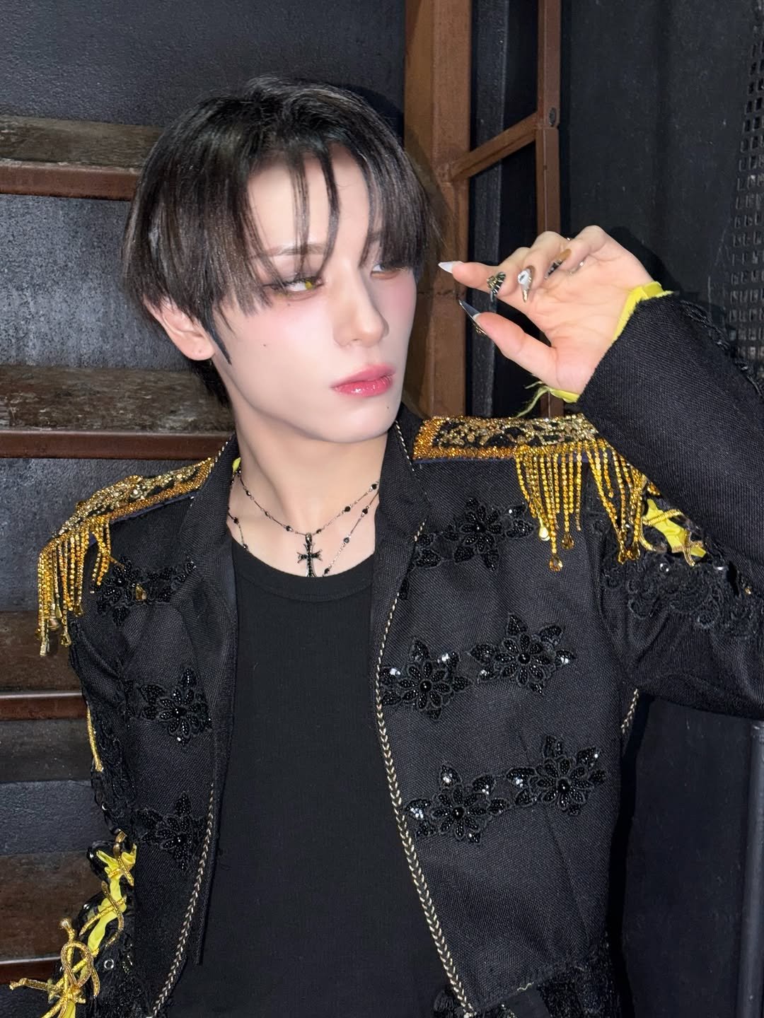 Photo by XLOV on March 02, 2026. May be an image of one or more people, hair, bolo tie and text.