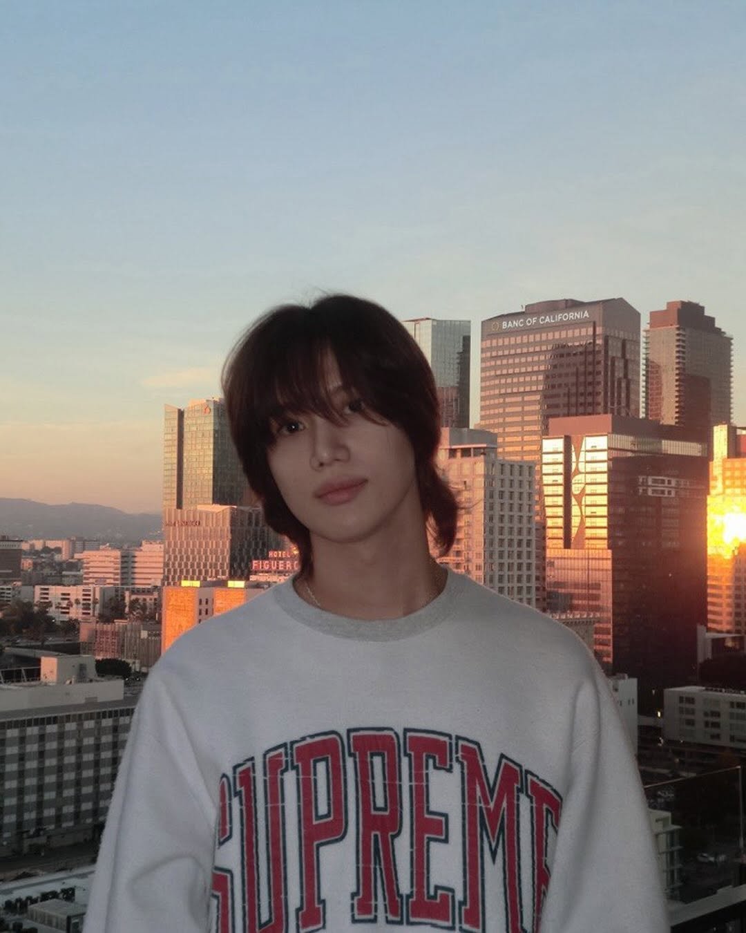 Photo by TAEMIN on March 27, 2026. May be an image of one or more people, bangs, top and text.