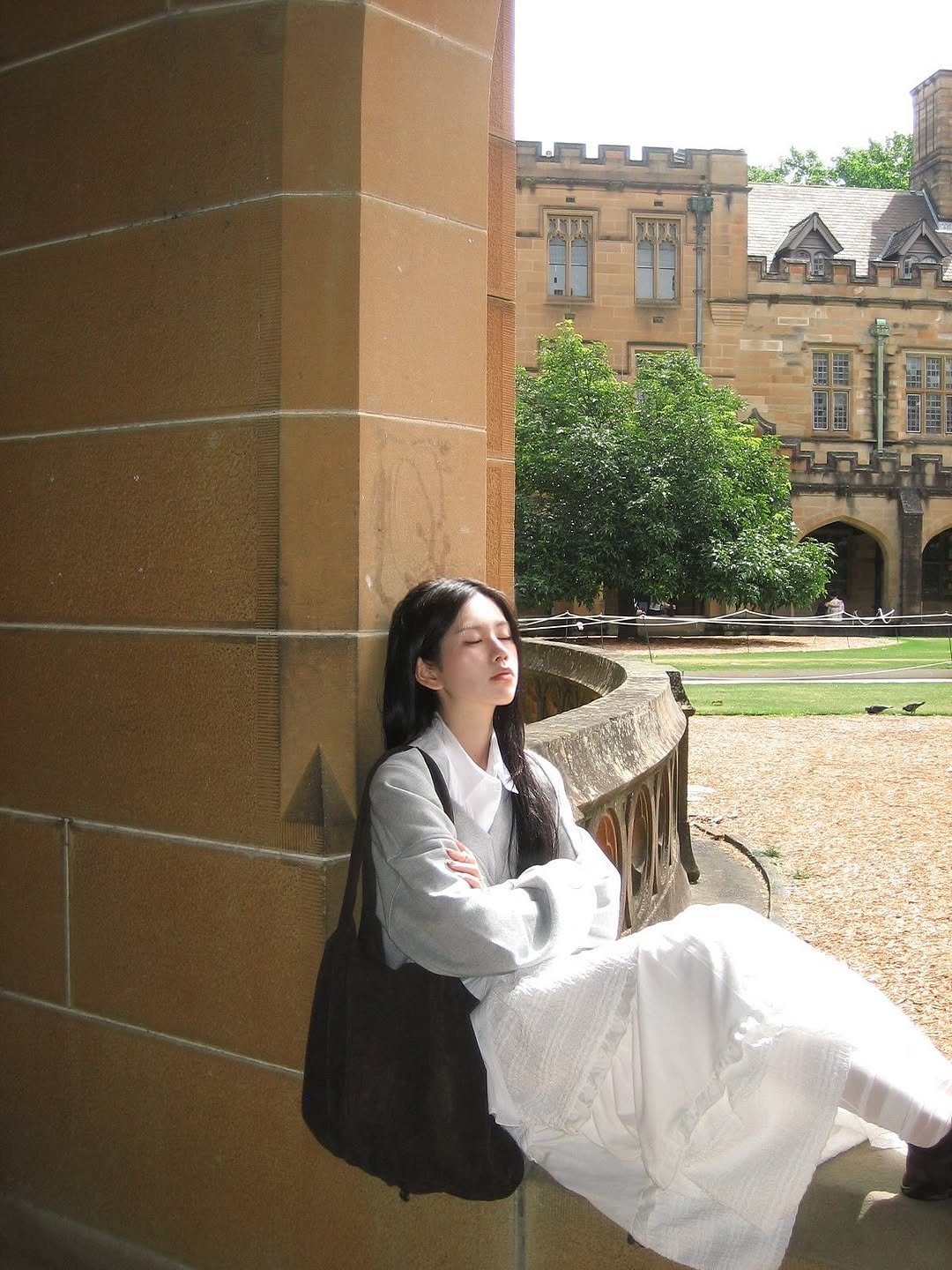 Photo shared by 윤비누 on October 29, 2025 tagging @threetimess, and @normor_official. May be an image of the Cotswolds and text.