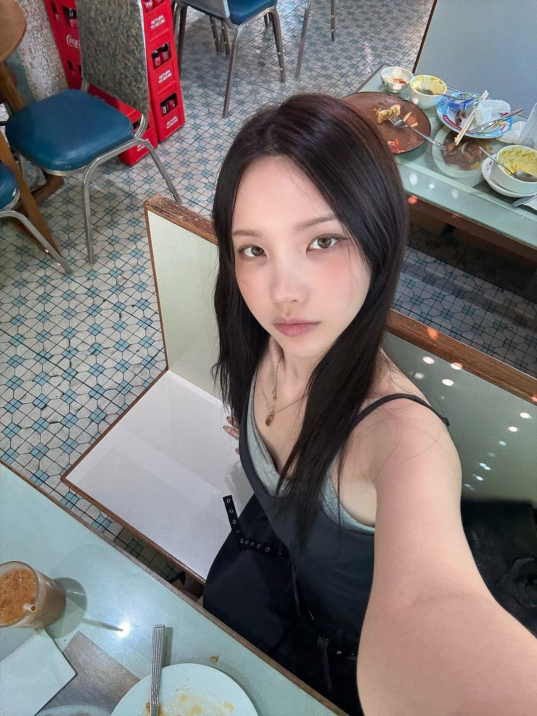 Photo by xöoos 수스 on November 14, 2025. May be a selfie of one or more people, hair and text.