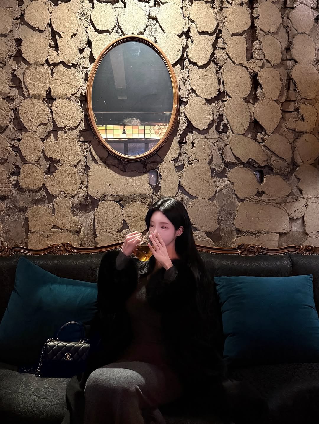 Photo by ᰔ박새미ᰔ on February 03, 2026. May be an image of drink and text.