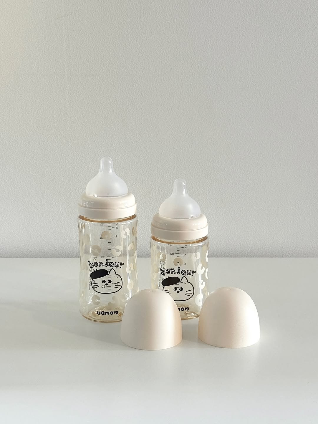 Photo shared by 윤샤샤 ◡̈ on September 23, 2025 tagging @ubmom_official. May be an image of bottle, canister, milk and text.
