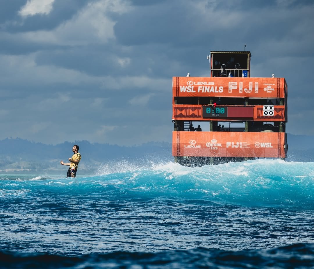 Photo by yAGO doRA in Cloudbreak, Tavarua, Fiji.