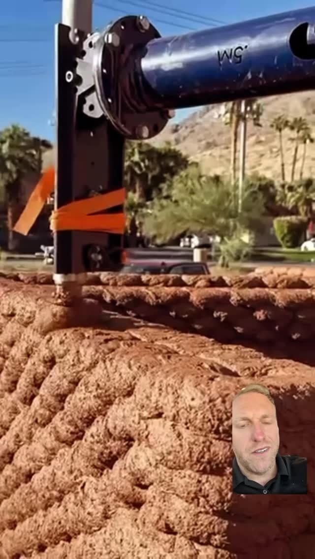 yallwatchthis_ 게시물 이미지: 3D printed adobe style houses using recycled brick