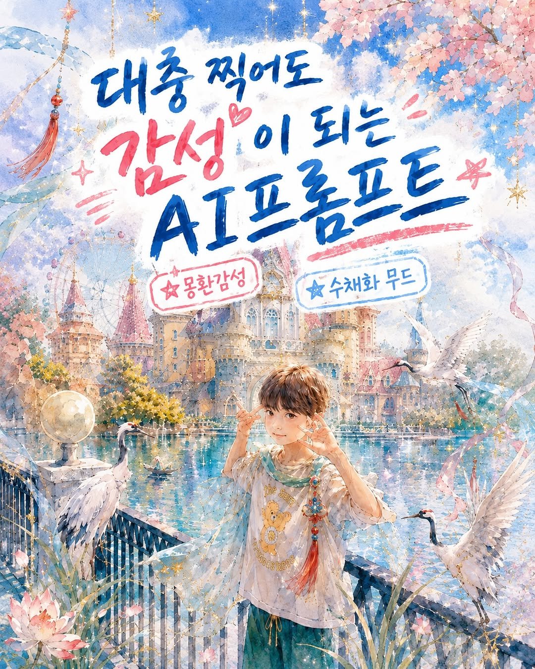 yans__world 게시물 이미지: 사진 한 장을 동화 속 한 장면처럼 바꾸고 싶다면 저장해두세요🌸

얼굴 느낌은...