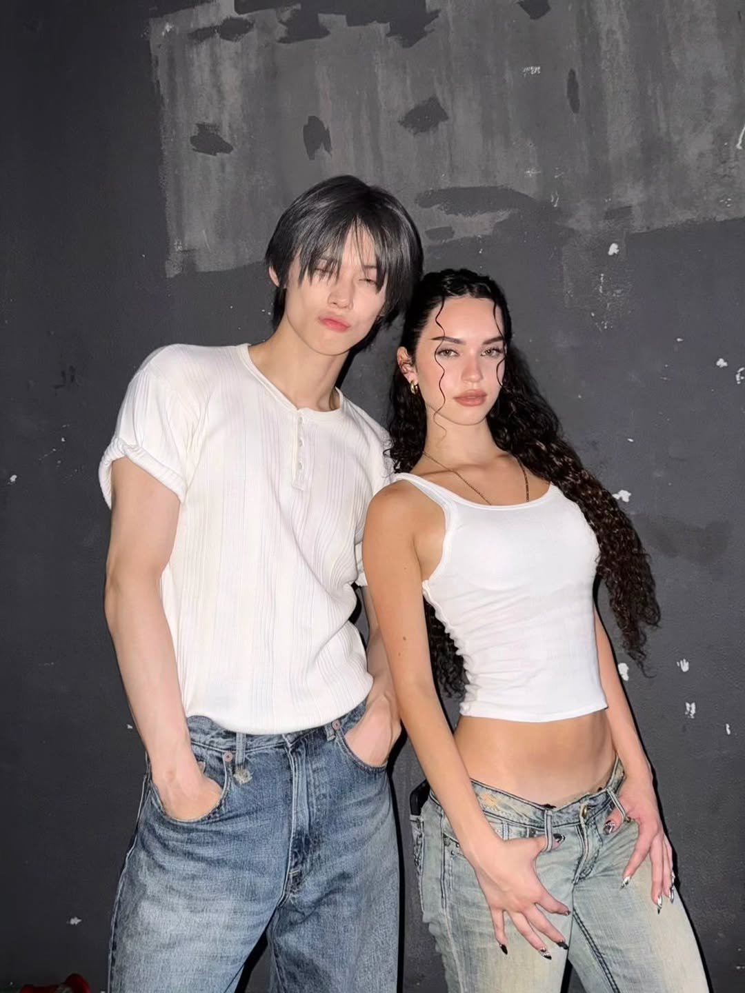 Photo by YEONJUN on November 11, 2025. May be an image of one or more people, bangs, top and text.