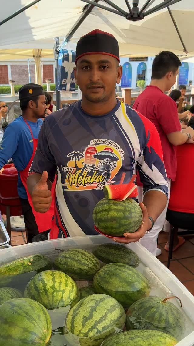 ybeattv_shorts 게시물 이미지: Malacca's most famous sugar-free watermelon juice!!!