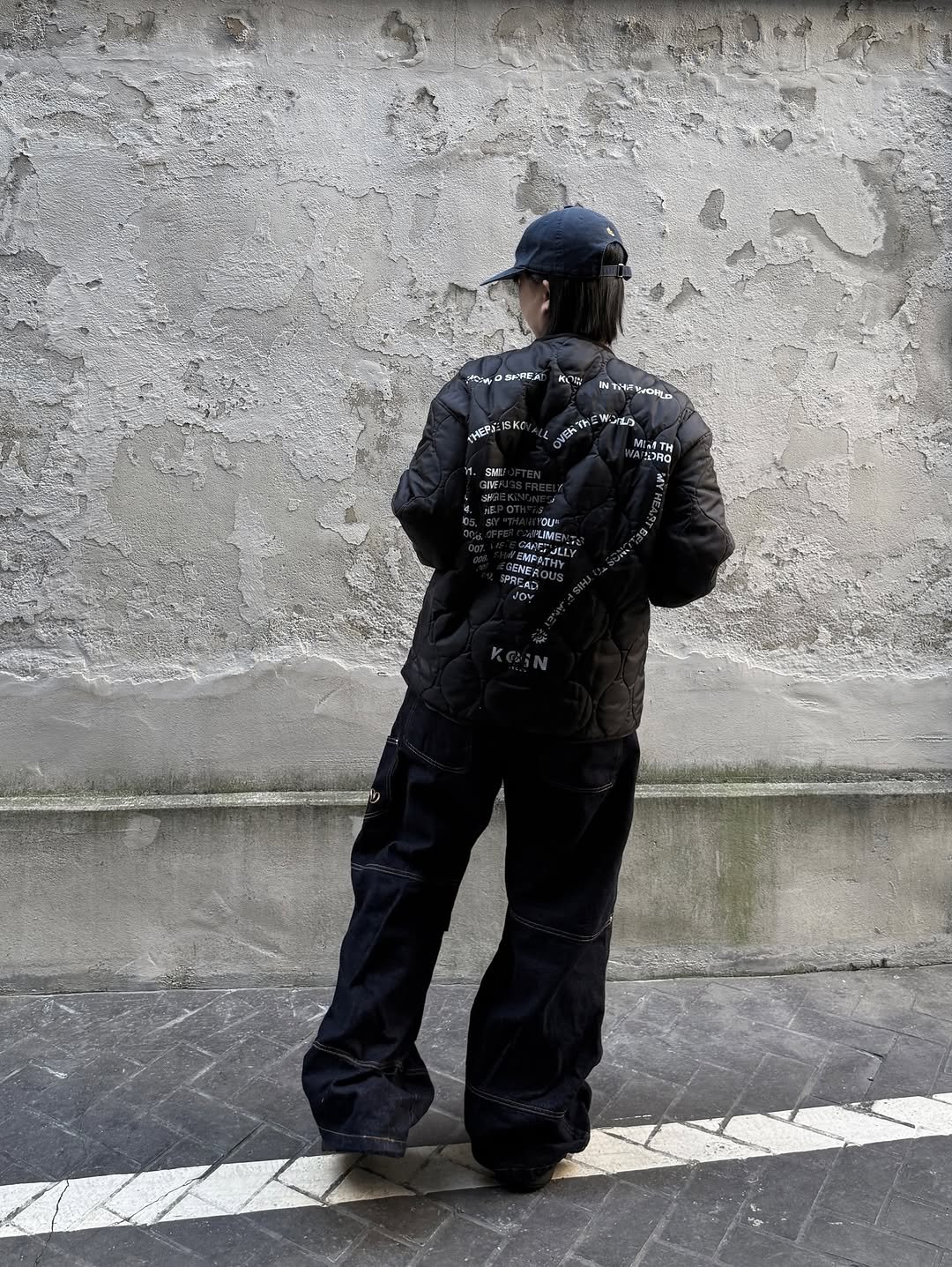 Photo shared by 장윤빈 | 언박싱•🍯정보 on November 14, 2025 tagging @mimthewardrobe, and @koinseoul. May be an image of leather, parka, jacket, military uniform and text.