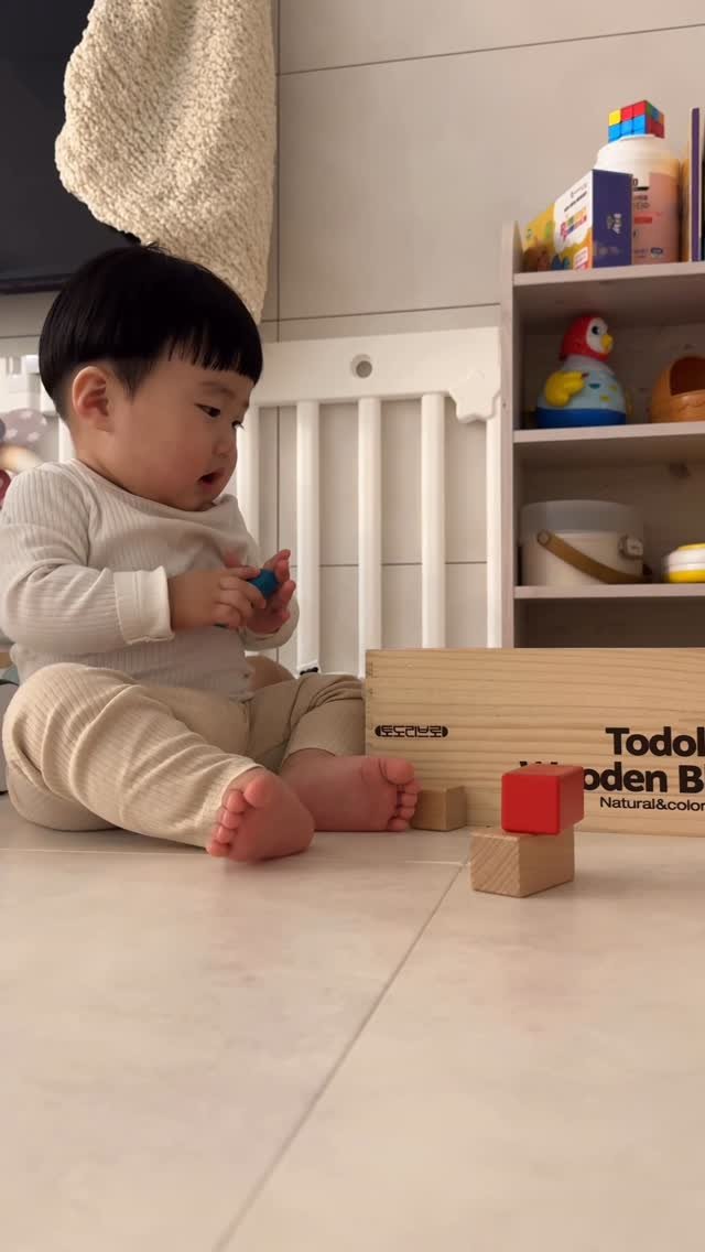 ye_vely_s 게시물 이미지: 14갤 아기들 블럭 최대 몇개 쌓나요?!
예주닌 2개....~~