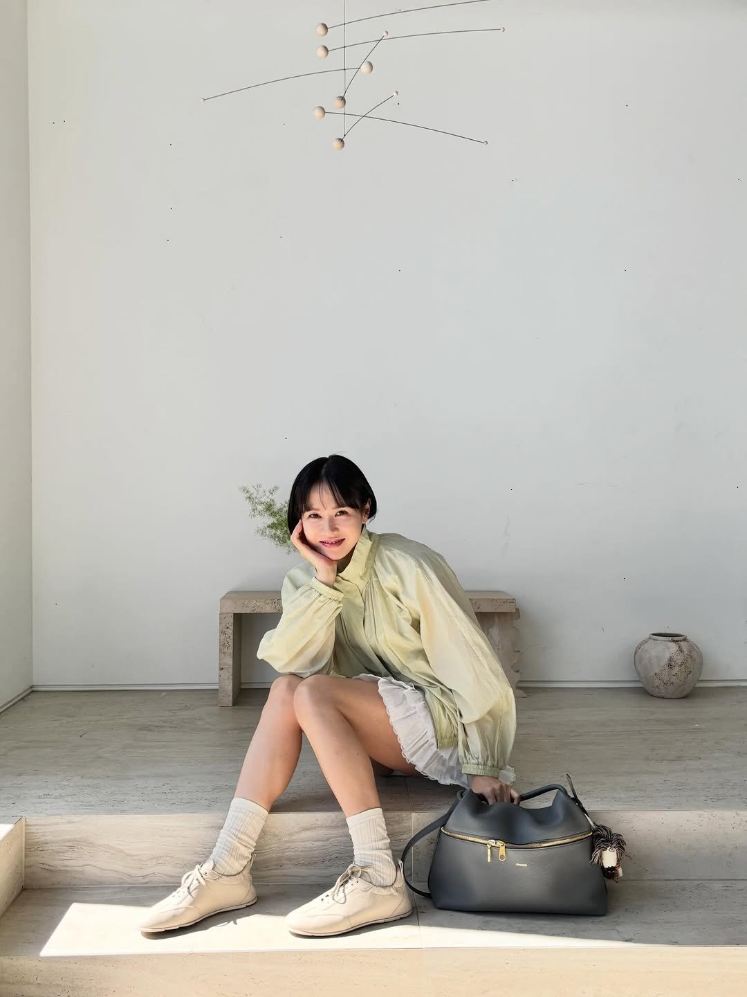 Photo shared by 손예진 on March 20, 2026 tagging @testoni.1929. May be an image of text.