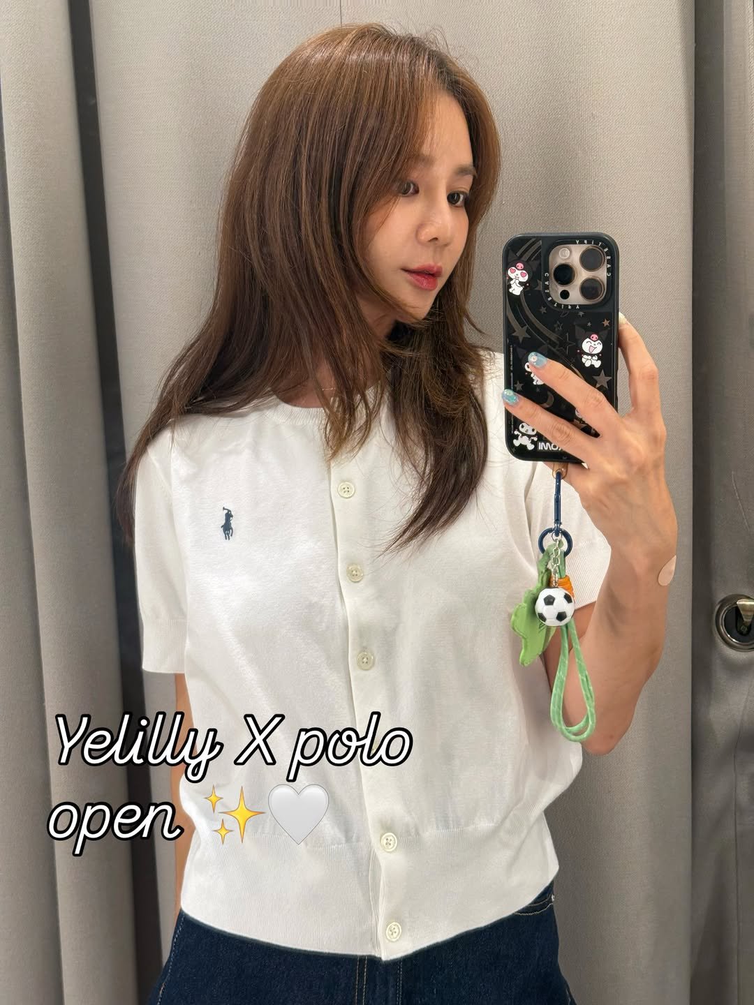 yelilly 게시물 이미지: 폴로 반팔니트 오픈이요 🖤✨
역시 폴로는 기본템으로 너무 예쁘지요 

특히 이번니트...