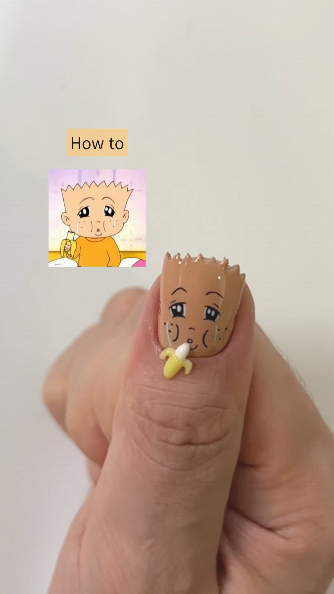 yelli_nail 게시물 이미지: 예전에 재미로 찍었던 기영이네일 🍌 검정고무신을 아시나요,, ?

🙏🏻디자인 사용시...