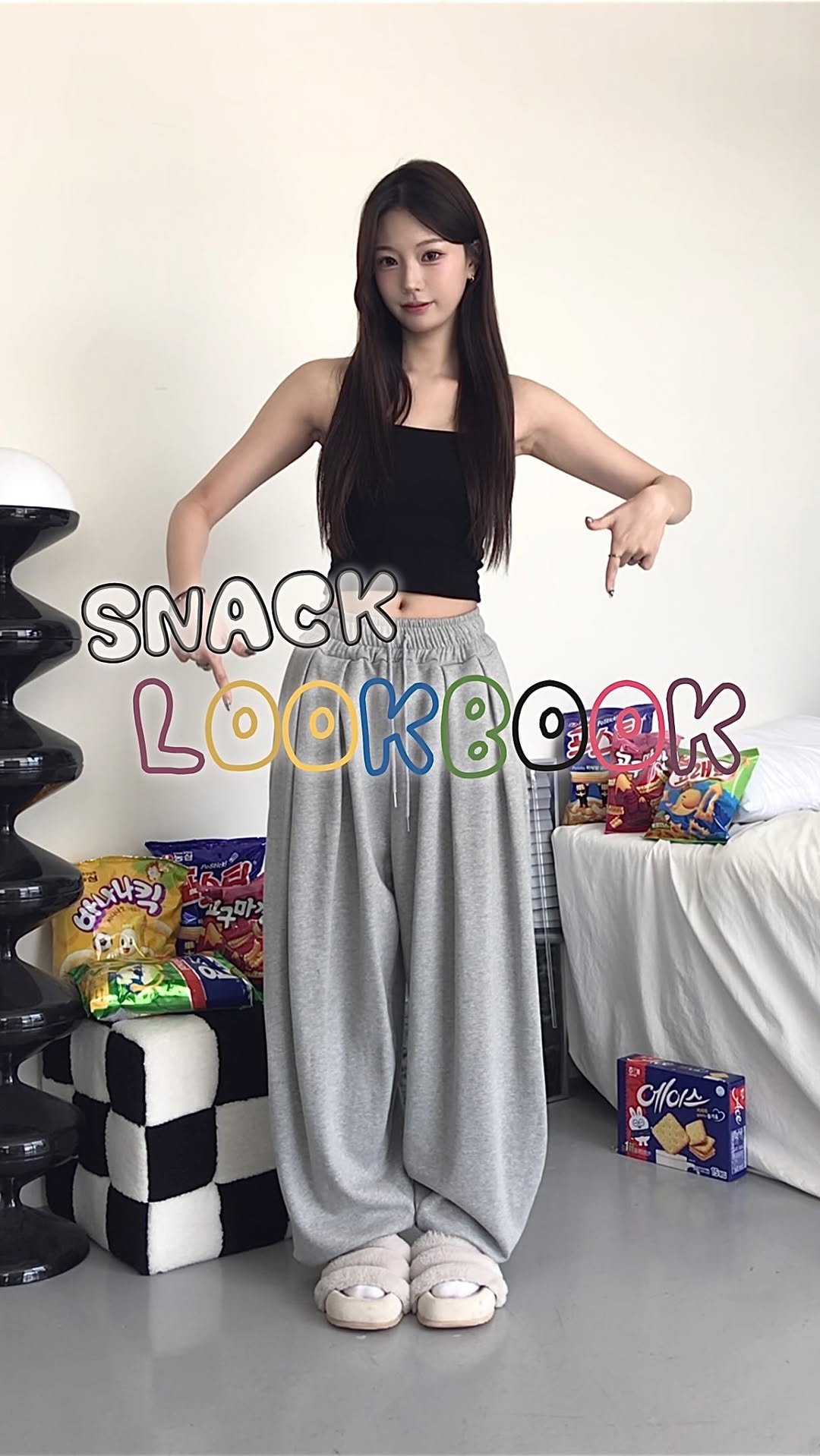 yemomile.official 게시물 이미지: 과자 부수기😋🍪

🍪 LOOK 1 🍪
▪️ 티셔츠 - 다이애나 슬림 카라 반팔...