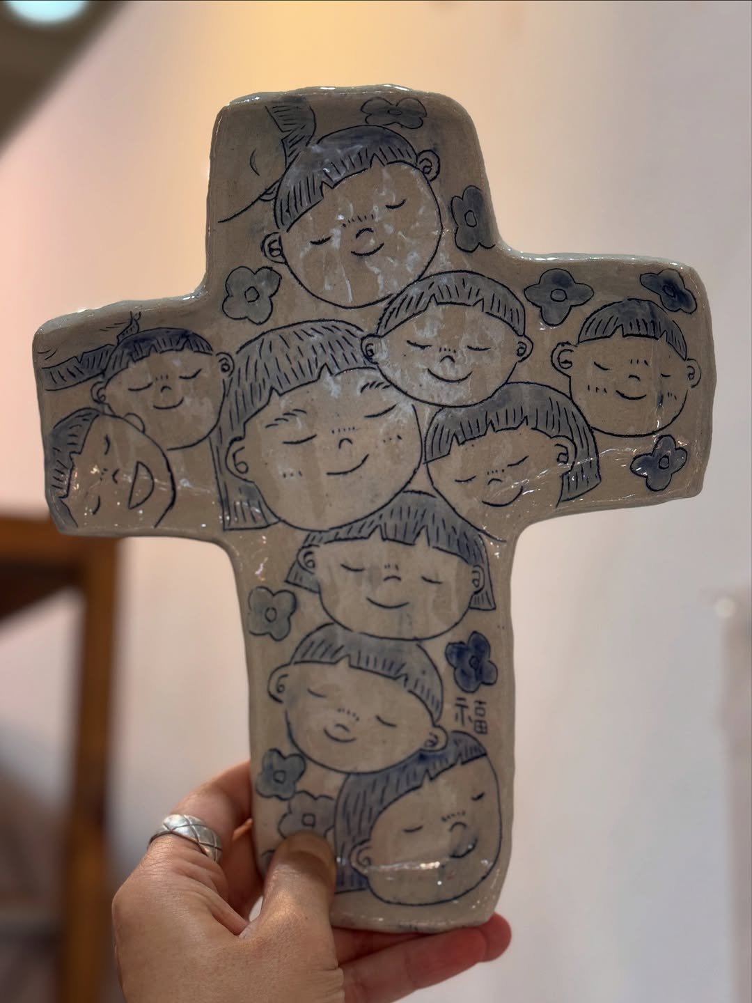 Photo by 김한나 | 여우자기 도자기공방 | Ceramic Artist on August 12, 2025. May be an image of pottery and text.