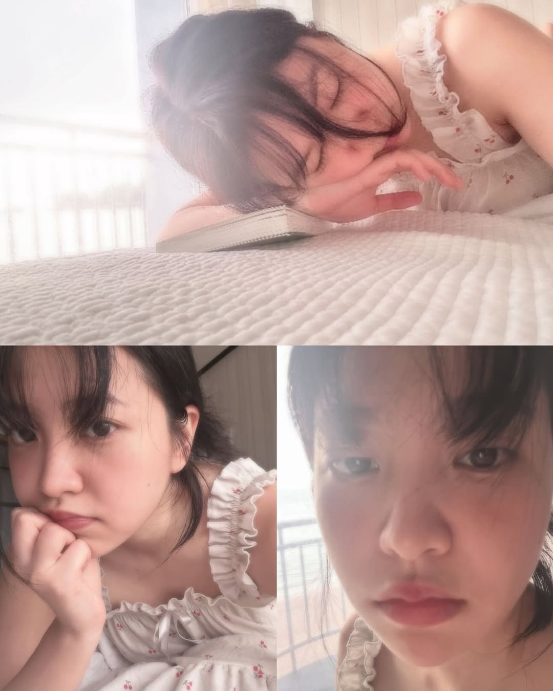 Photo by 김예림 🪽 yeri on September 01, 2025. May be an image of 3 people, bangs and text.