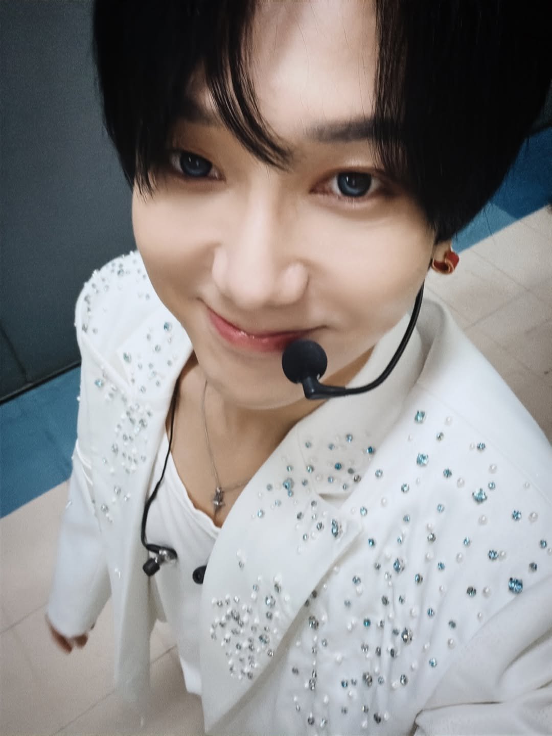 Photo shared by Yesung on December 03, 2025 tagging @yesung_smtown. May be an image of bolo tie and text.