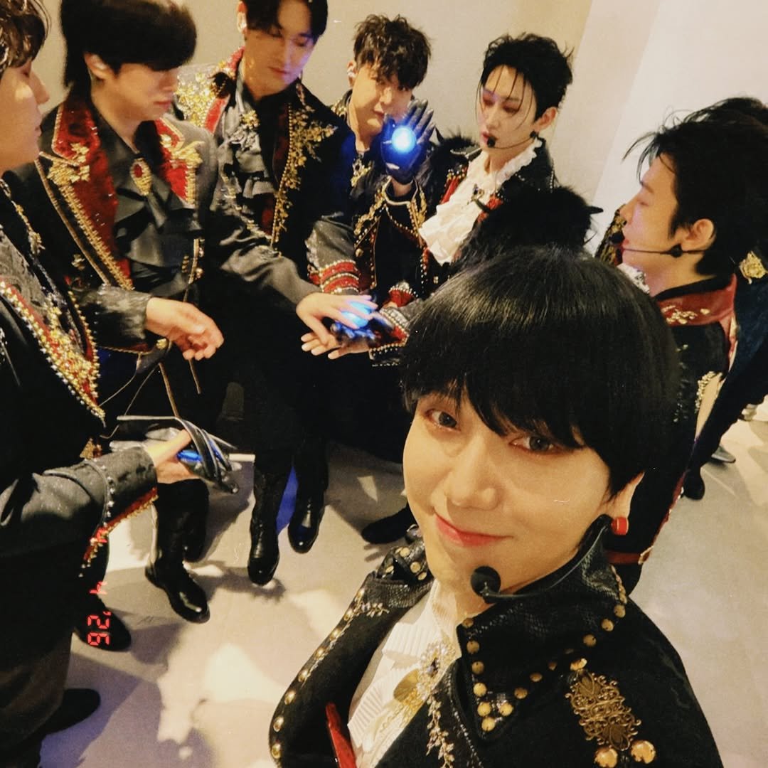 Photo shared by Yesung on April 10, 2026 tagging @superjunior. May be an image of text.