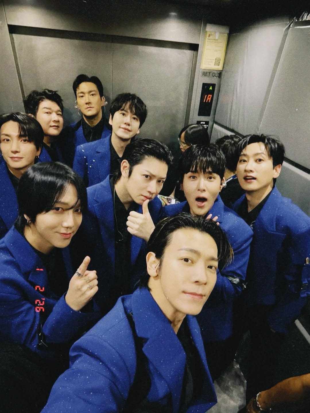 Photo shared by Yesung on January 03, 2026 tagging @superjunior. May be an image of one or more people, bangs and text.