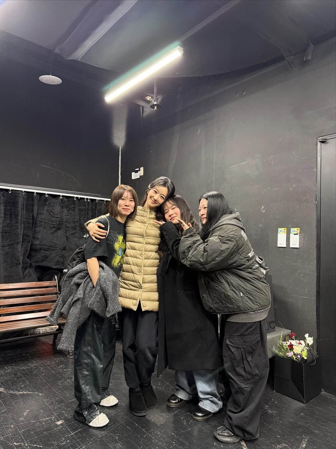 Photo by SEO YEA JI on February 05, 2026. May be an image of standing, parka and text.