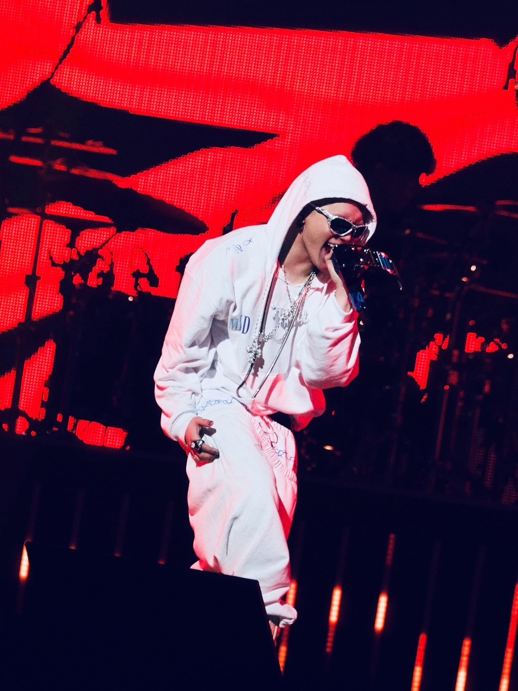 Photo by TREASURE (트레저) on January 10, 2026. May be an image of microphone, concert and text.