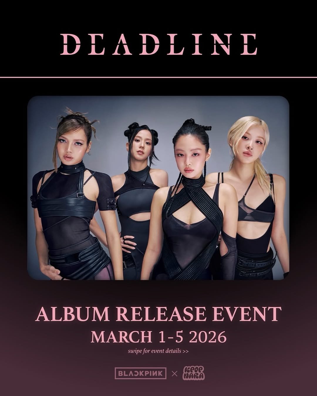 Photo by YG BIZ Official on February 26, 2026. May be an image of poster and text.