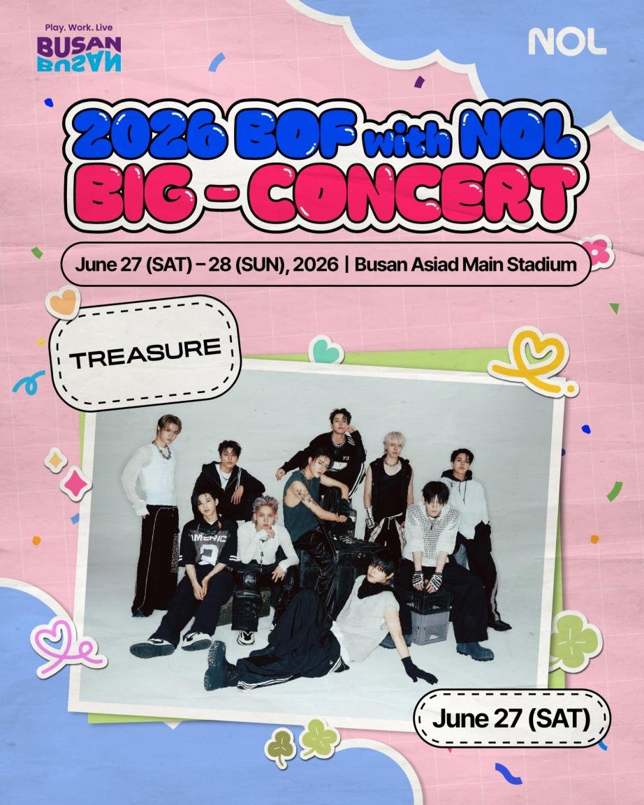 ygad_official 게시물 이미지: 💎 TREASURE - 2026 Busan One Asia Festival 🎤

📆...