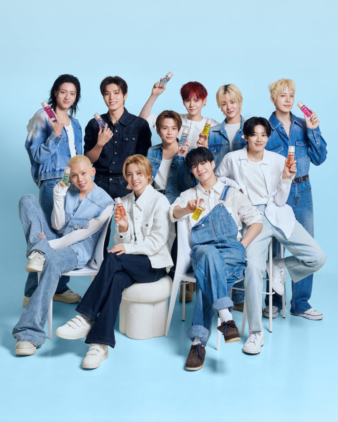 Photo shared by YG BIZ Official on February 03, 2026 tagging @yg_treasure_official, and @menokin_official. May be an image of one or more people, bangs, poster and text.