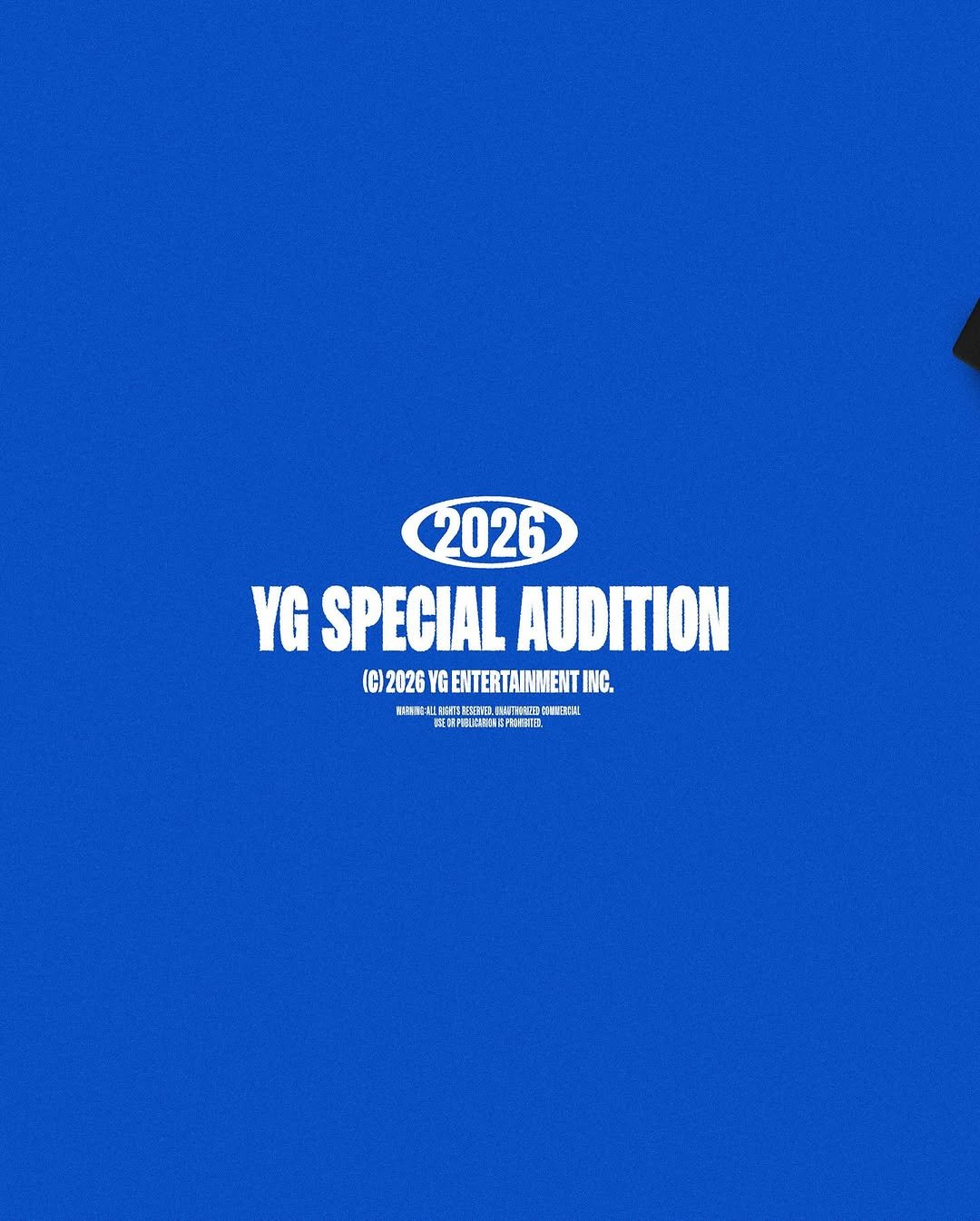 Photo by The Official YG AUDITION on January 20, 2026. May be an image of poster, magazine and text.