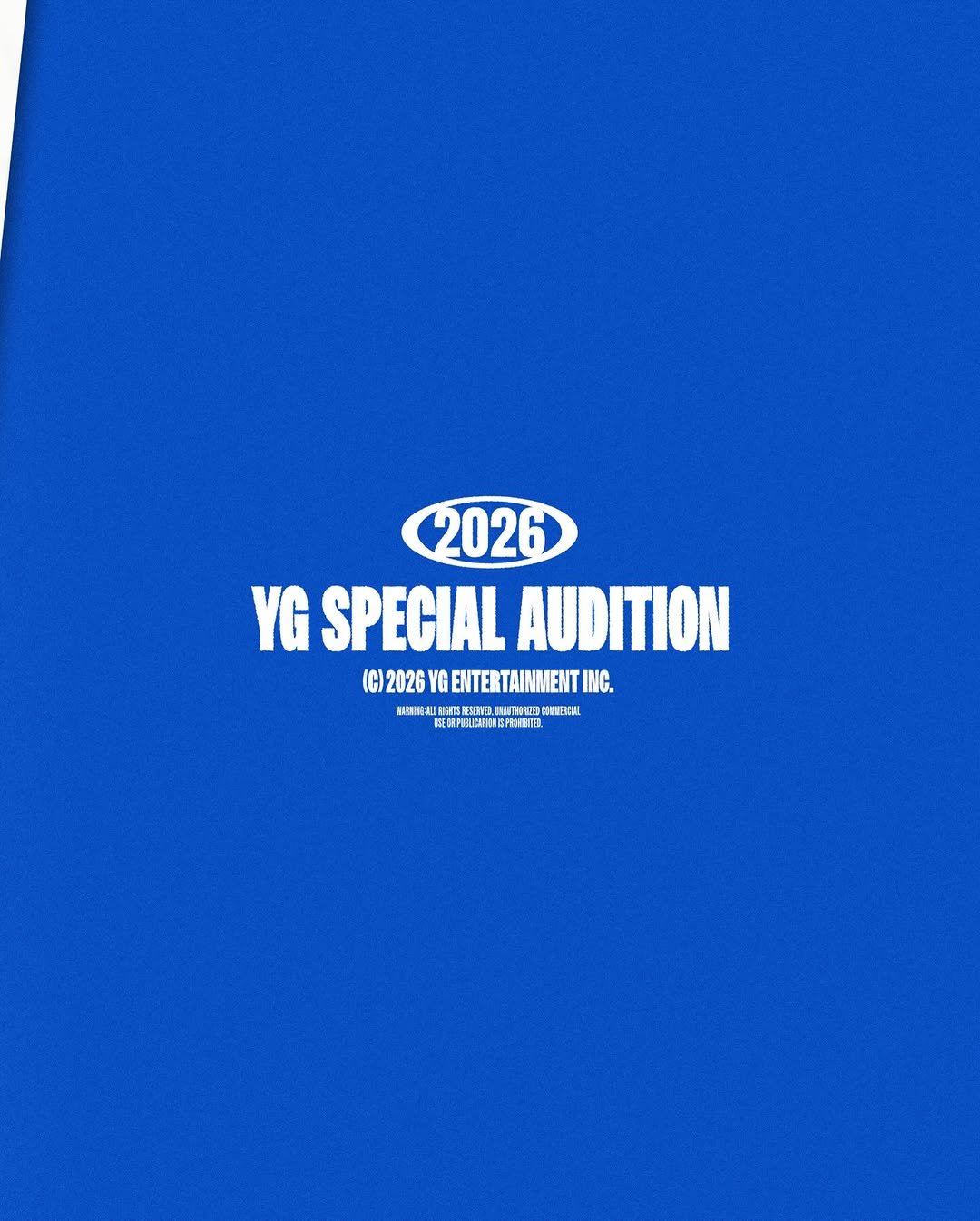 Photo by The Official YG AUDITION on January 20, 2026.