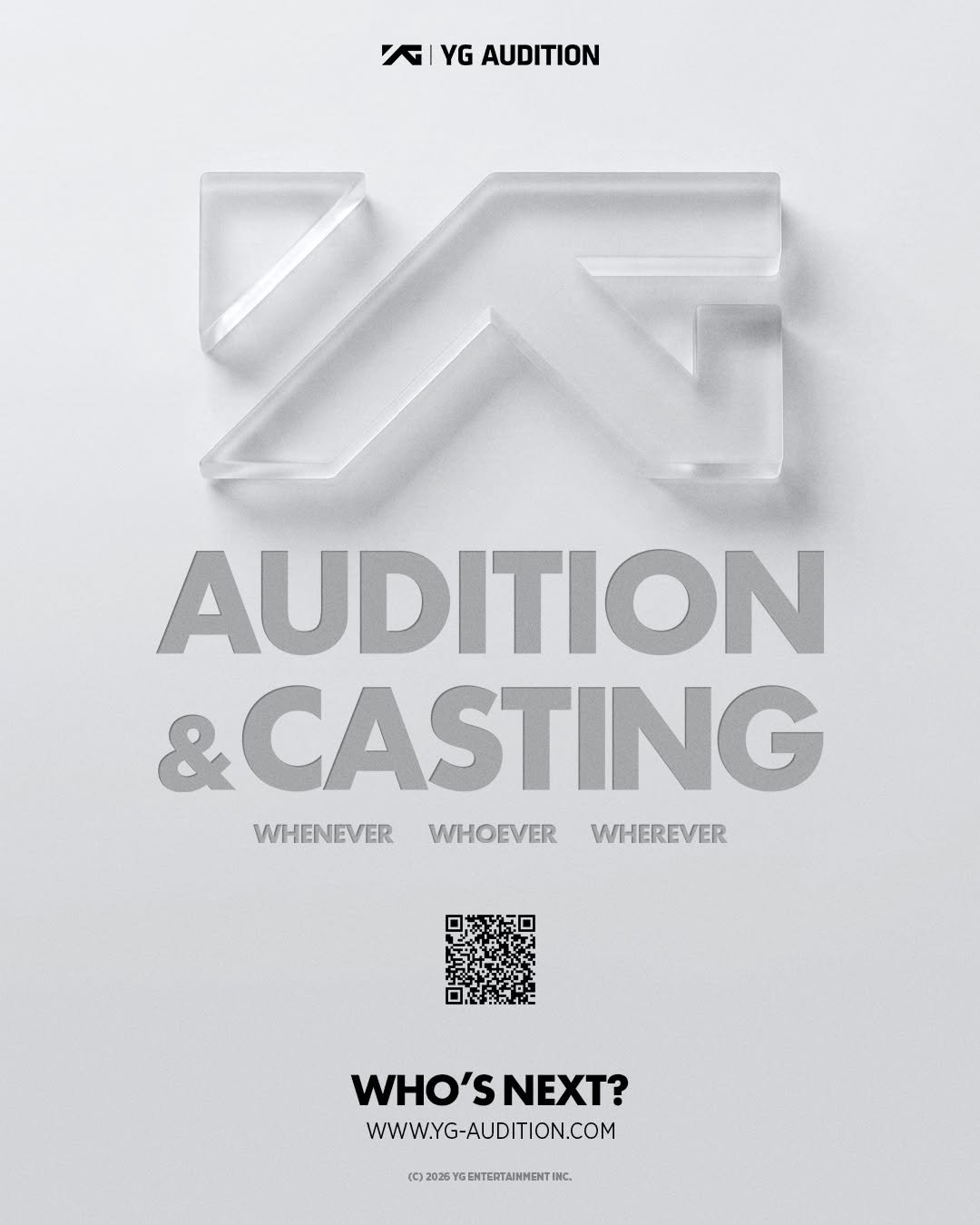 ygaudition 게시물 이미지: YG Online AUDITION [WWW.YG-AUDITION]

🗣️ 온라인으로...