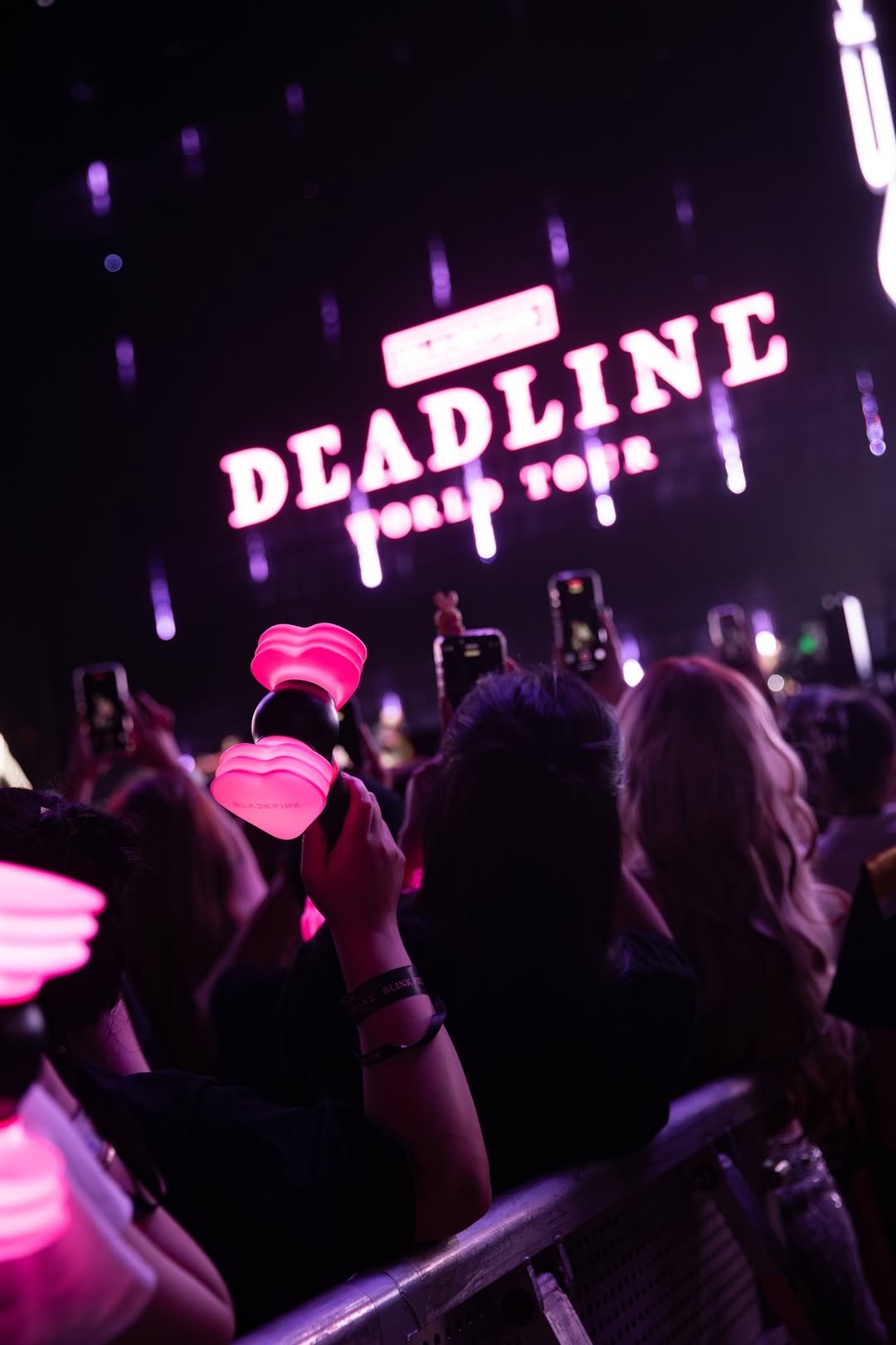 Photo by YG SELECT on November 26, 2025. May be an image of ‎crowd, concert and ‎text that says '‎DCADLINE DLADLIN DLINE לייין 예평‎'‎‎.